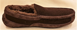 UGG Australia Men&#39;s Loafer Shoes Sz.9 Brown 100%Genuine Sheepskin Inside - £56.28 GBP