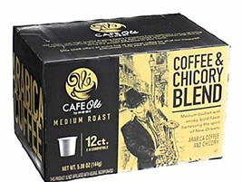H-E-B Cafe Ole Coffee and Chicory Blend 2 pack (24 pods) - £28.45 GBP