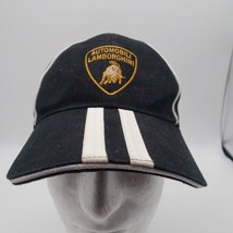 Automobili Lamborghini Men&#39;s Hat Black Embroidered Authentic Official Bl... - $24.74