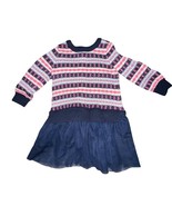 Baby Gap Girl 18-24M Wool Blend Sweater Dress Long Sleeve Navy Blue Fair... - €10,19 EUR
