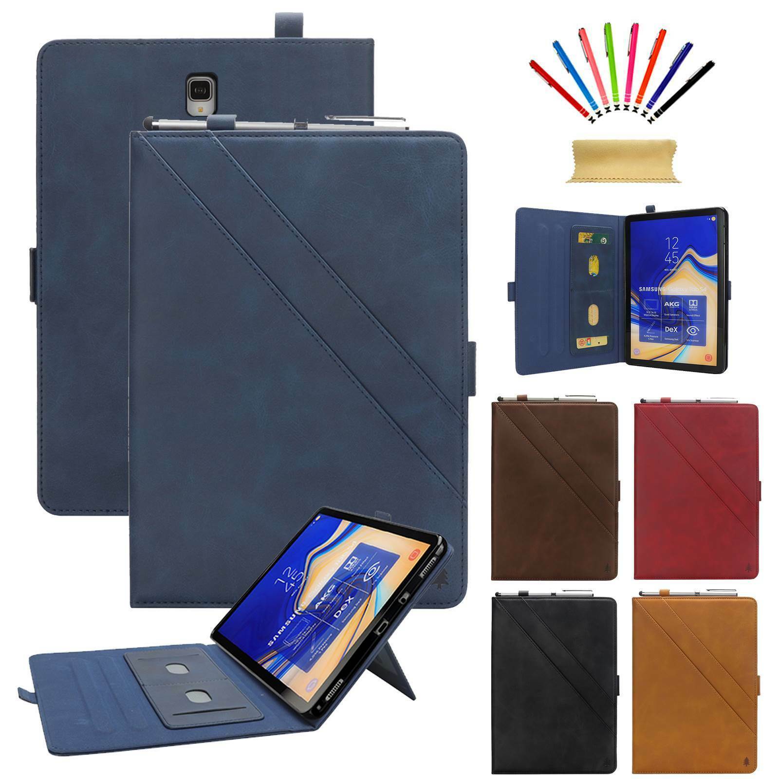 Smart Wallet Leather Stand Case Cover For Samsung Tab A/S4/S3 8.0 9.7 10.5