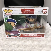 Funko Pop 90 National Lampoon Christmas Vacation Clark with Station Wagon - £55.30 GBP