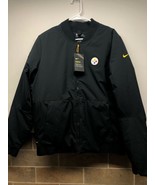 Nike Pittsburgh Steelers Insulated Winter Jacket Mens Medium M NFL 94398... - £135.71 GBP