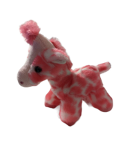 Aurora Plush pink giraffe small stuffed animal - £7.75 GBP