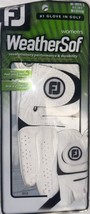 Footjoy Golf Glove Women's Regular Medium White Weathersof Right Hand New Nwt - $8.90