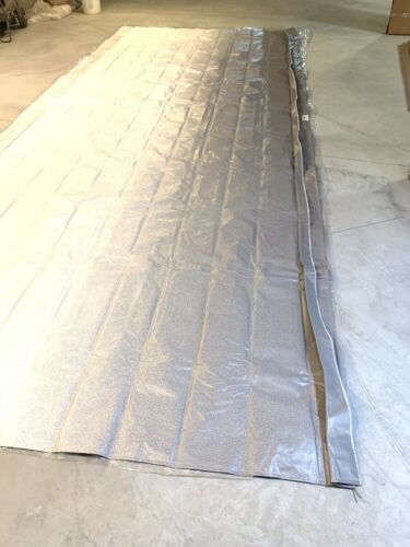 SunWave 20’ Gray Fade RV Awning Replacement Fabric Tarp Actual Width 19&#39;... - $71.00