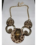 Natasha Statement oval disc glass stones Necklace new - €75,69 EUR Natasha Statement oval disc glass stones Necklace new - €75,69 EUR