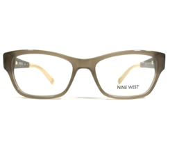 Nine West Petite Eyeglasses Frames NW5082 278 Clear Brown Cat Eye 49-16-135 - £14.78 GBP