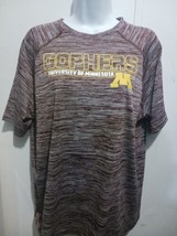 University Of Minnesota Gophers Dry-Tek T Shirt Size M Medium - £7.77 GBP