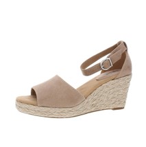 Style &amp; Co. Womens 6.5 M Light Taupe Seleeney Wedge Heel Sandals NIB SG9 - $29.39