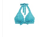 New Draper James Womens UPF 50 Neck Back Tie Halter Swim Top Size XXL Pu... - $19.99