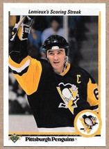 1990-91 Upper Deck #59 Lemieux&#39;s Scoring Streak Pittsburgh Penguins - $2.24