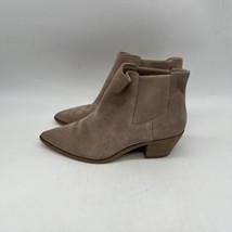 Sole Society Lolanna Brown Leather Suede Booties Ankle Boots 7 M - £17.36 GBP