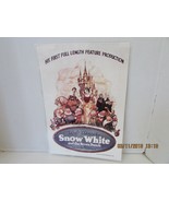 WALT DISNEY&#39;S SNOW WHITE LAMINATED POSTER PRINT MULTIPLANE TECHNICOLOR 1... - $20.85