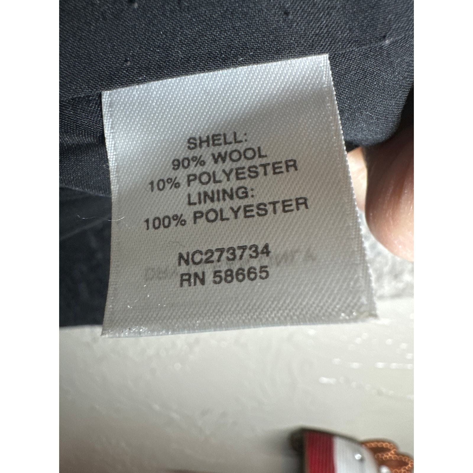 Nordstrom Wool Blend Black Gray Swing Jacket Coat Lined 3/4 Sleeve Womens Sz XS Item image 4