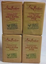 4 Bars Shea Moisture Manuka Honey &amp; Mafura Oil Shea Butter Soap 8 Oz. Each - $32.95