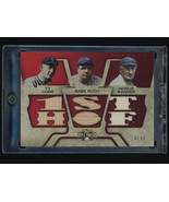 2008 Topps Triple Threads Ty Cobb/ Babe Ruth/Honus Wagner Bat Jersey Car... - $1,484.99
