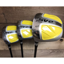 NEW Left Handed Men SV2 Square 460cc 10.5° Driver 3 5 Fairway Golf Club Wood Set - £111.84 GBP