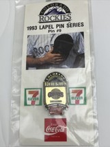 Colorado Rockies San Francisco Giants 1993 Inaugural Season Coca-Cola Coors Pin - £4.65 GBP