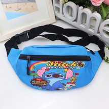 Disney Stitch Children&#39;s Chest Bag Fashion Large Capacity Sports Waistpack Carto - £56.73 GBP