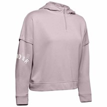 Under Armour Womens Rival Half zip Hoodie Size X-Large Color Dash Pink - £42.44 GBP