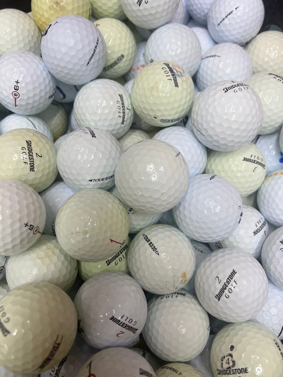 Primary image for 36 Used Bridgestone AA Golf Ball Value Mix..FREE SHIPPING!...