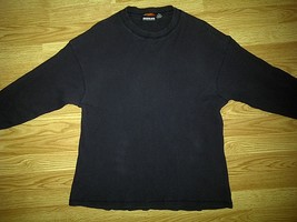 ROADBLOCK Hip Hop Urban Black Long Sleeve Thermal Tee T-Shirt Extra Large XL - £8.00 GBP