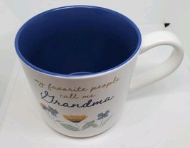 Threshold Stoneware 15oz My Favorite People Call Me Grandma Mug 2 Sides image 4