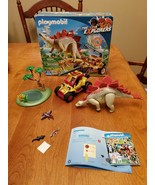 Playmobil Dinosaur The Explorers Stegosaurus Playset 9432 VGUC PLEASE RE... - $36.49