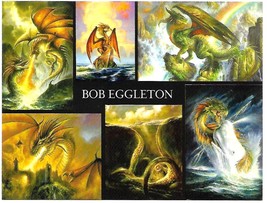 Bob Eggleton Dragons Fantasy Promo Postcard 2009 - $3.99