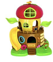 Lil Woodzeez Acorn Treehouse Playset Dollhouse Lil Lights Work Nature House Play - £14.83 GBP