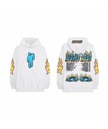 BILLIE EILISH White World Tour Hoodie Sweatshirt Size M Official Sold Ou... - €73,69 EUR