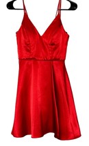 Sequin Hearts Red Mini Cocktail Dress, Size 1 - $24.75