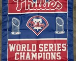 Philadelphia Phillies World Series Championship Flag 3x5 ft Sports Banner - £12.73 GBP