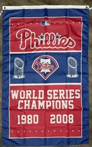 Philadelphia Phillies World Series Championship Flag 3x5 ft Sports Banner - £12.57 GBP