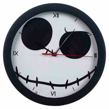 The Nightmare Before Christmas Movie Jack&#39;s Face Cordless Wall Clock NEW... - £18.25 GBP
