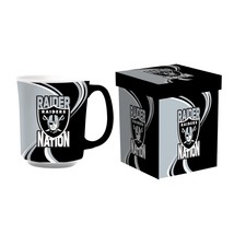 Las Vegas Raiders Coffee Mug 14oz Ceramic with Matching Box - $54.99