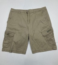 Unionbay Light Khaki Cargo Shorts Men Size 38 (Measure 37x10) - $12.94