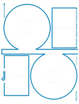 200-Pak Glossy Finish Stomper Pro Format Cd/Dvd Labels (100 Sheets, 2 Pe... - £53.05 GBP