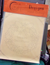 Carney Creations Designs for Hand Quilting  12&quot; Hoop Design 007 CHRISTMA... - £2.75 GBP
