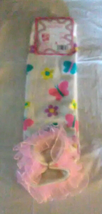 Princess Expressions Baby-Toddler Girls Leg Warmers Pink &amp; Teal Dance Ruffles - £7.02 GBP