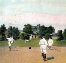 Sports Soccer Players Antique Postcard Posted - £10.21 GBP