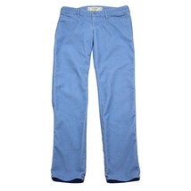 Abercrombie and Fitch Pants Womens 6 Blue Mid Rise Flat Front Button Zip - £23.34 GBP