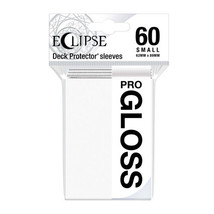 Eclipse Deck Protector Gloss Sleeves S 60pcs - Arctic White - $431.73 MXN