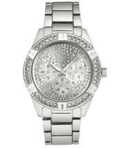 I.N.C. Men&#39;s 44mm Silver Tone Dial with Crystals Link Bracelet Wrist Wat... - $39.99