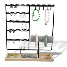 Jewelry Display Rack, Jewelry Organizer, Jewelry Storage, Necklace Display, Earr - £27.04 GBP