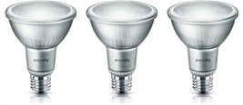 Philips LED Light Bulb Dimmable Classic Glass Bright White 5.5W E26 400lm 3 Bulb - £26.21 GBP