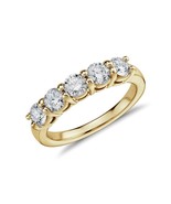 0.98 Ct Eternal Five Stone Diamond Ring wedding band - $193.03 CAD+