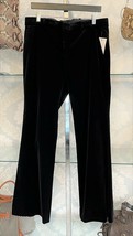 GUCCI Black Velvet Cotton Blend Capri/Cropped Pants Sz 44 $1300 - £398.03 GBP