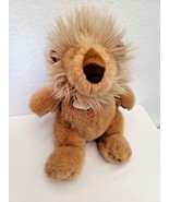 1988 Vintage Gund Lion Plush Stuffed Animal Toy Sitting Tan Brown Nose Tag  - £12.46 GBP